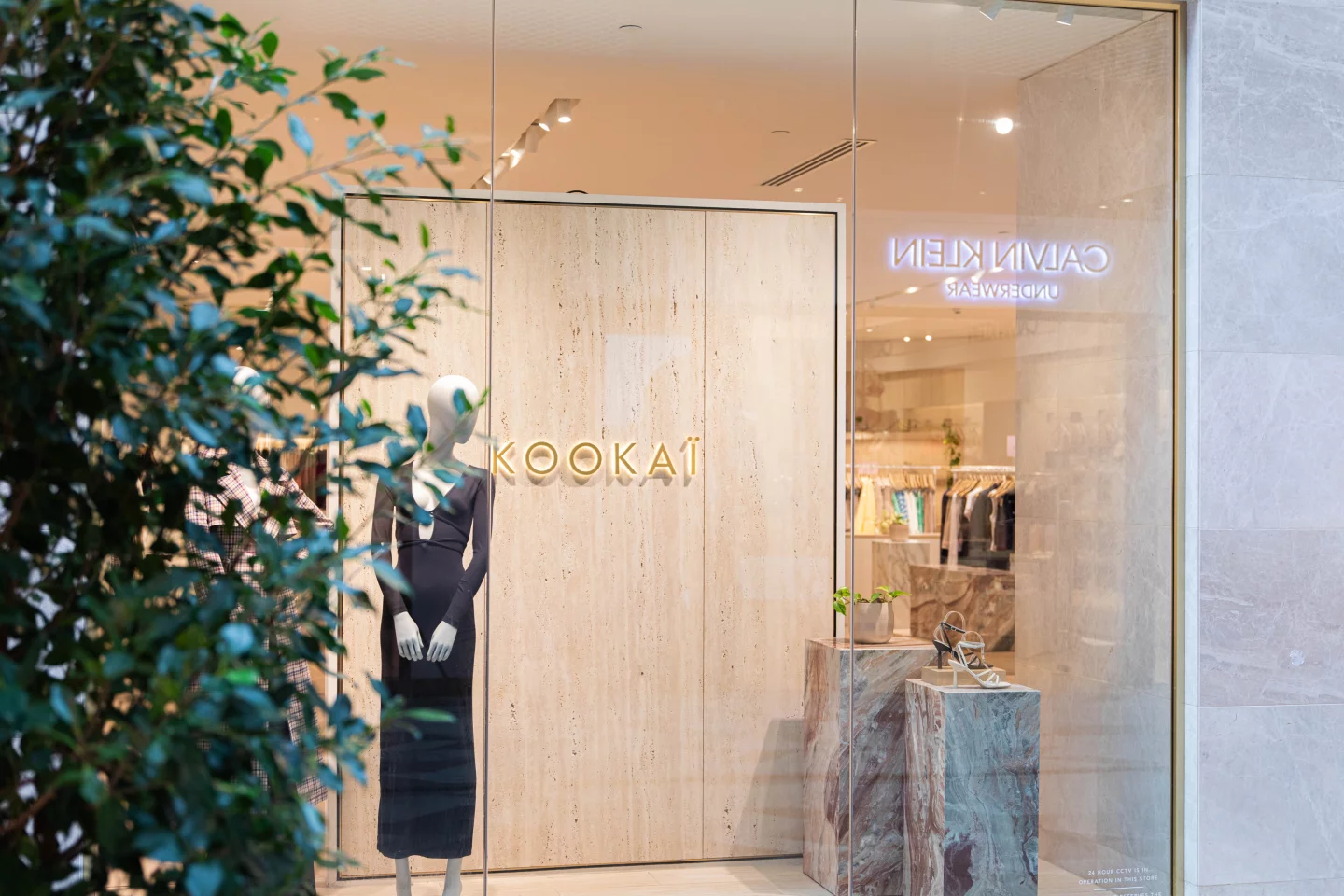 Commercial Bay Kookai glass shopfront