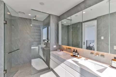 Glazed shower enclosures