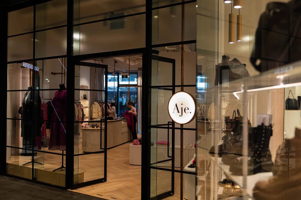 Commercial Bay glass shopfront