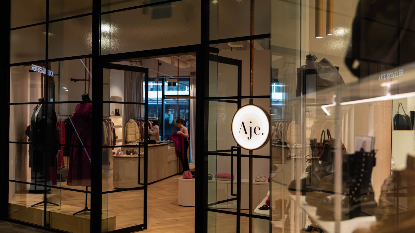 Commercial Bay glass shopfront